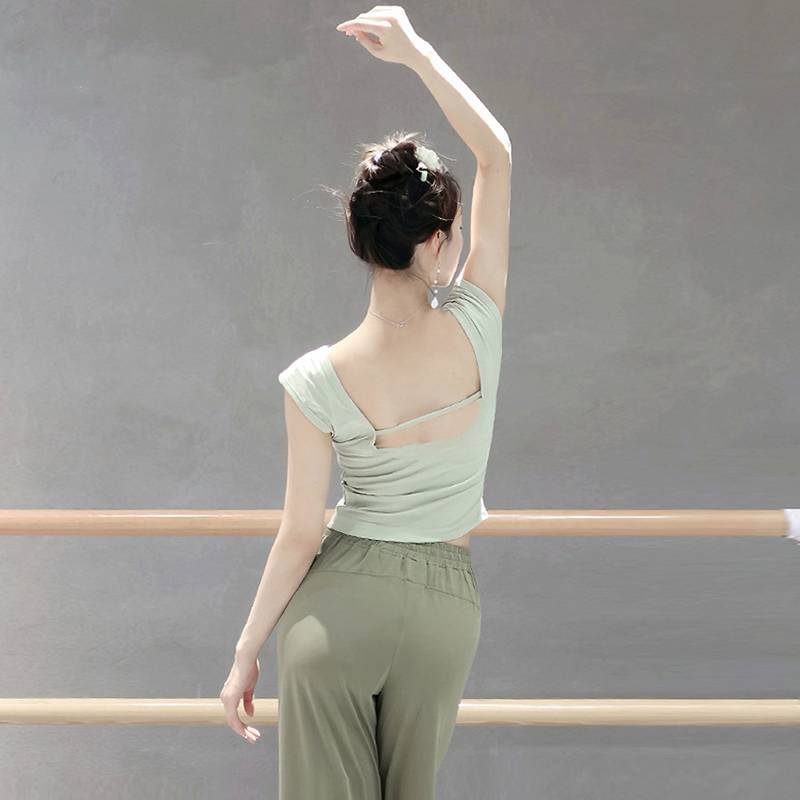 Modern dance training vest new body training service Chinese classical dance clothing summer dance top girl
