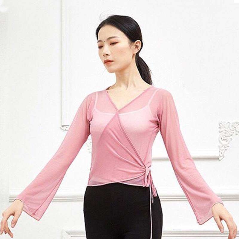 Classical dance exercise female adult Chinese dance jacket ballet rhyme clothing teacher national dance yarn 1