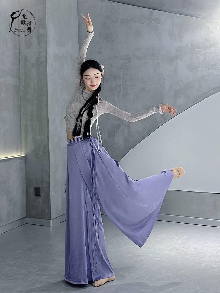 Classical dance new top fashion Chinese dance clothing form reflects elegant performance dance dance practice clothes summer