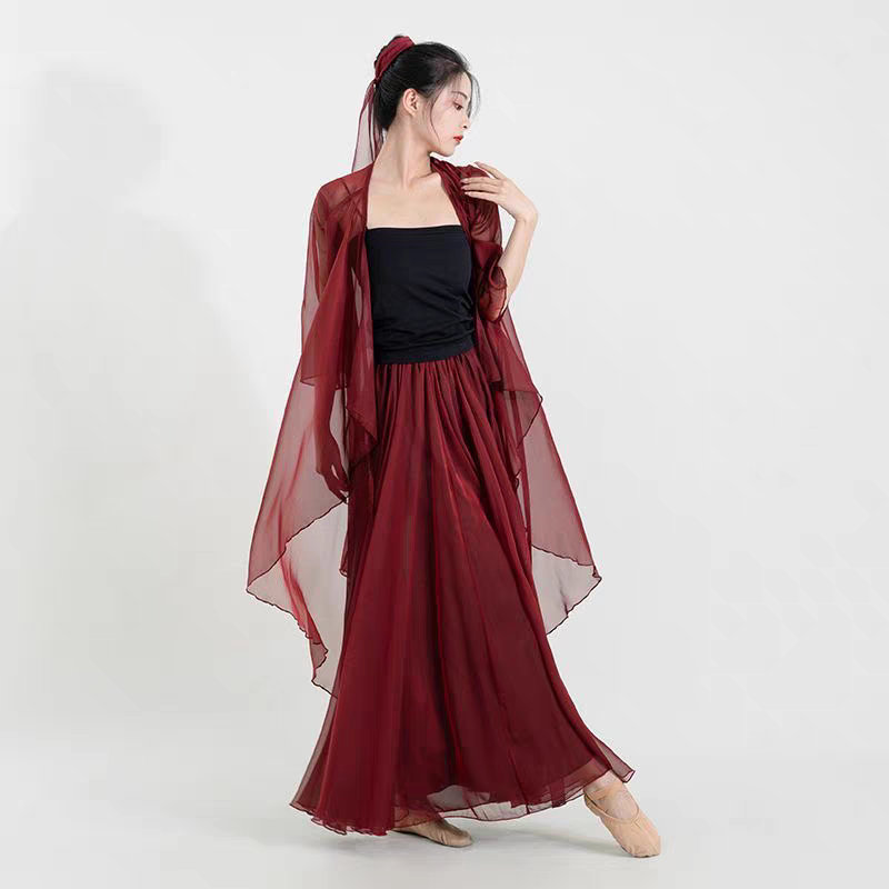 Classical dance clothing female elegant body rhyme yunyi new practice Chinese dance ancient style immortal national performance service rental