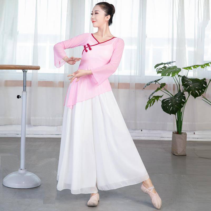 Classical dance body rhymes, girls Chinese dance elegant ballet, modern dance performance art test dance dance gauze
