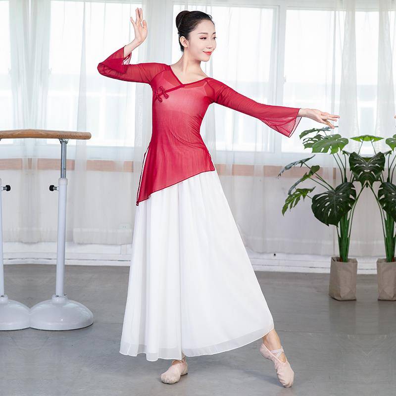 Classical dance body rhymes, girls Chinese dance elegant ballet, modern dance performance art test dance dance gauze