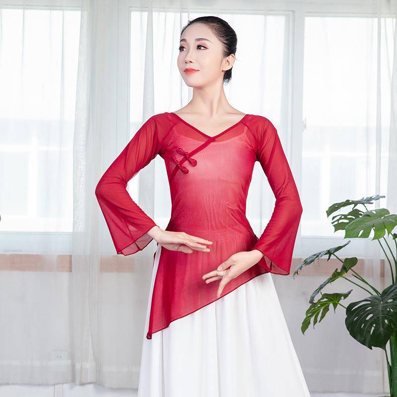 Classical dance body rhymes, girls Chinese dance elegant ballet, modern dance performance art test dance dance gauze