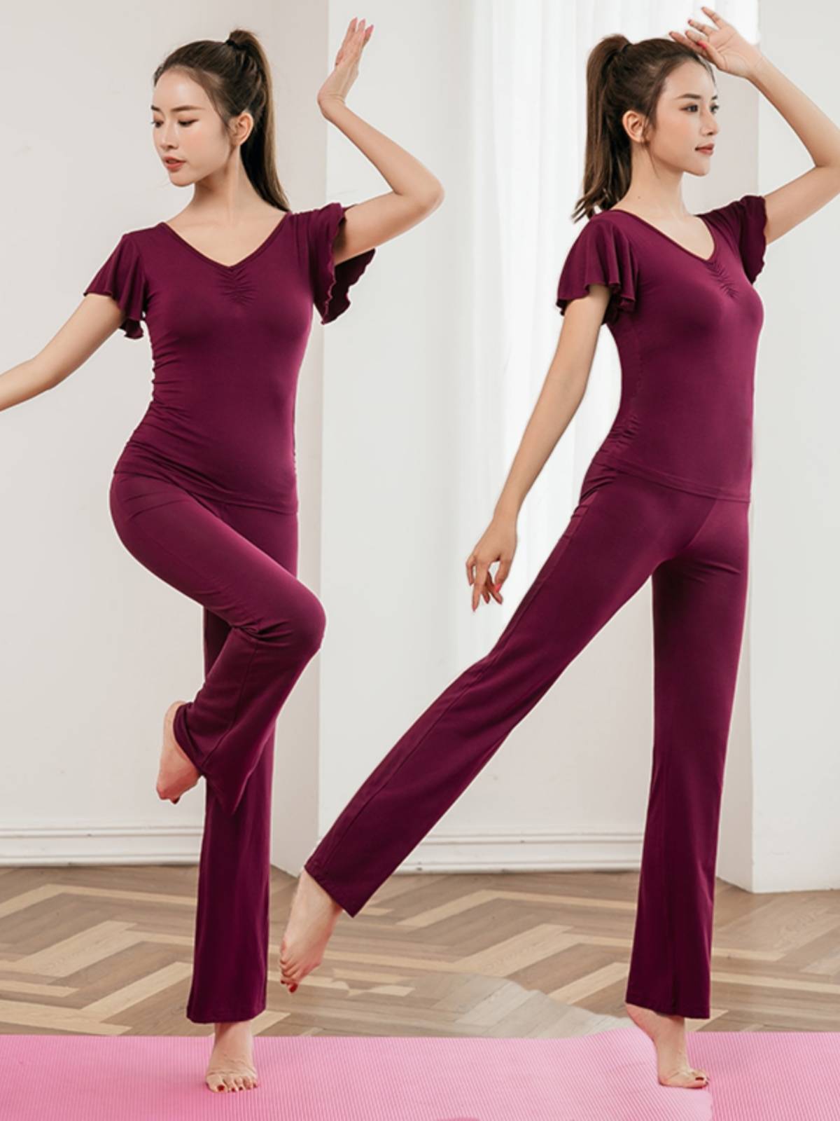 Dance clothes practice set female Modal modern dance -shaped Chinese classical dance performance service adult dancing clothes