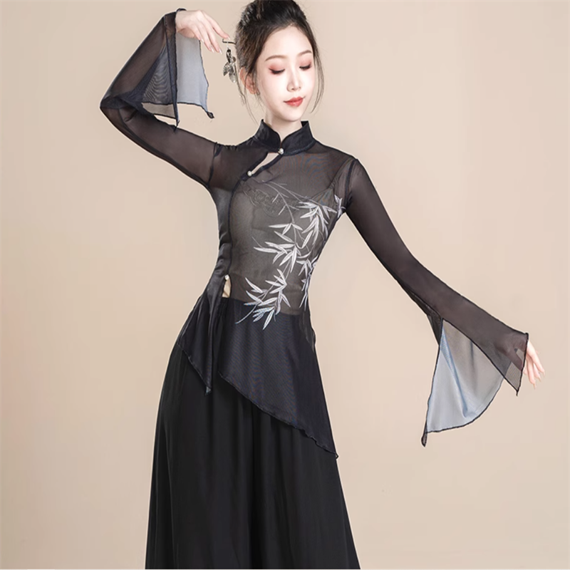 Classical Dance Dance Fun Dress, Yundi Ya Yue Female Chinese Dance Art Examination, Gunfeng Cheongsam Dance Top