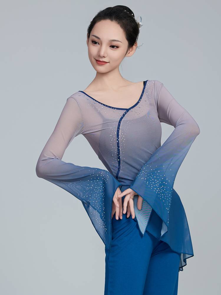 Classical Dance Gradient Saog Clothing Performance Foundation Foundation Foundation National Dance Arts Performance Performance Girls and Girls