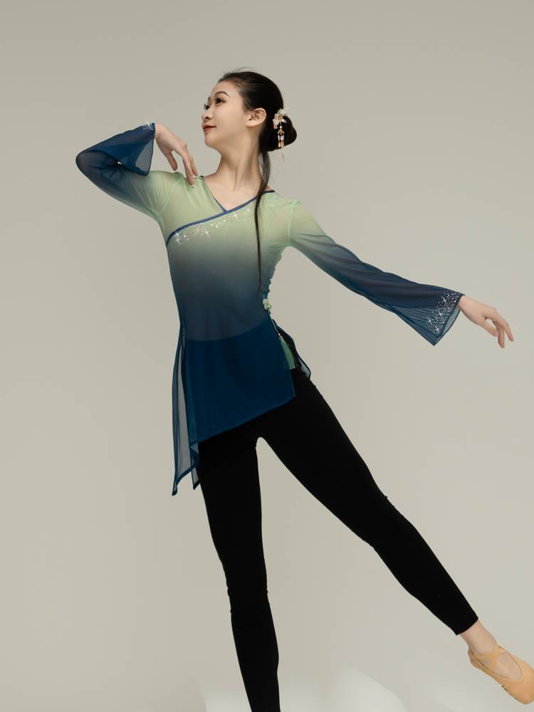 Classical dance clothing female elegant body rhyme dance dance practice service art test clothing ethnic ballet performance China