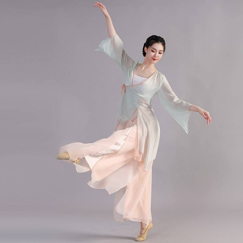 Classical dance clothing elegant female body rhyme yae -juveniles son -in -law pants Chinese style performance clothing performance clothing art test set