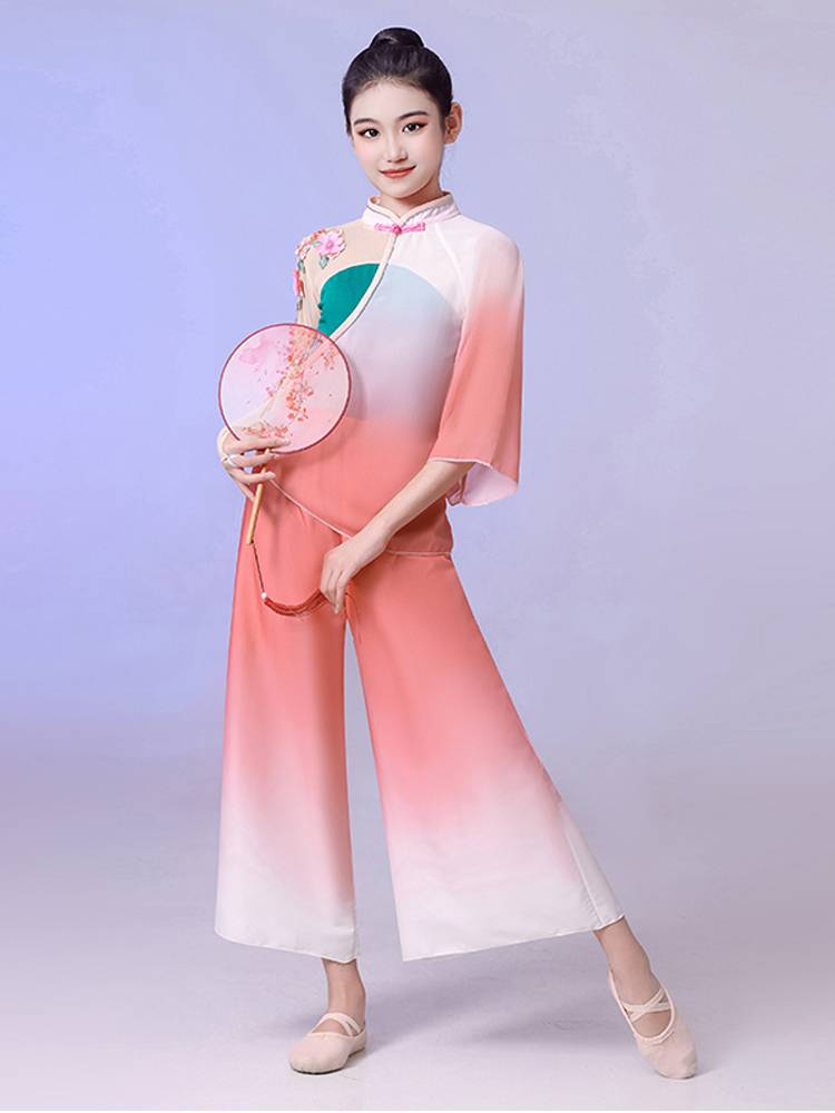 Children's performance service Weiyu Duzun Lotus Award Embroidery Fragrance Dance Dance Service Chinese Classical Classical Dance Flowing Yangge Service