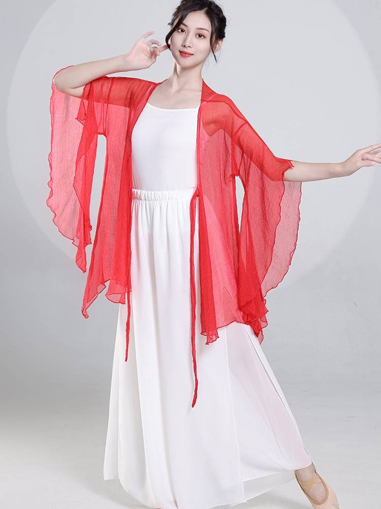 Classical dance clothing women's loose, breathable, elegant wide legs Modern dance pants Chinese style dance rhyme pants performance service