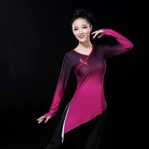 Hot -selling square dance dance practice service adult female new set set national classical dance -shaped dancing clothing