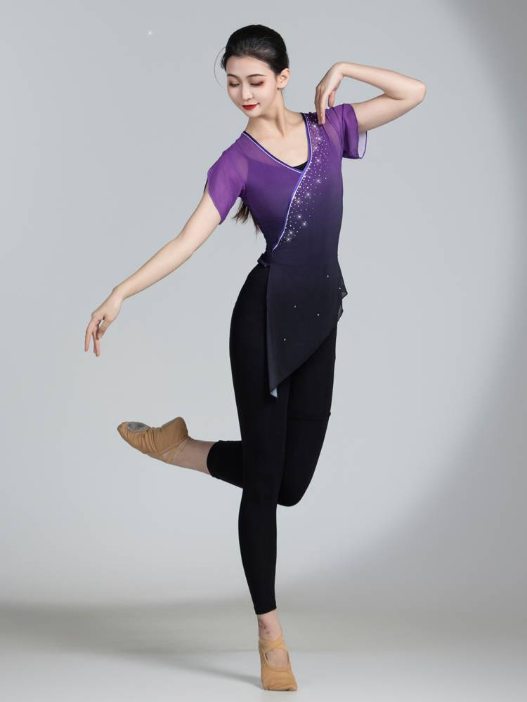 Classical dance yarn clothing, elegant fairy, rhyme clothing Chinese dance exercise skills test base training class performance dance service