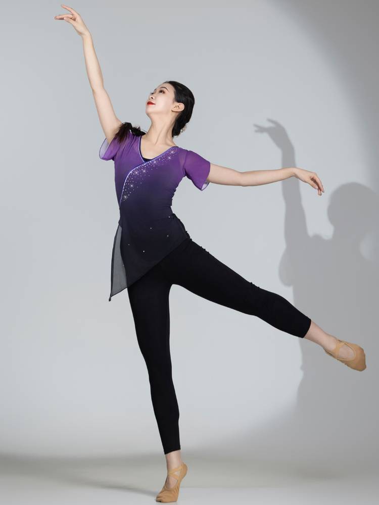 Classical dance yarn clothing, elegant fairy, rhyme clothing Chinese dance exercise skills test base training class performance dance service