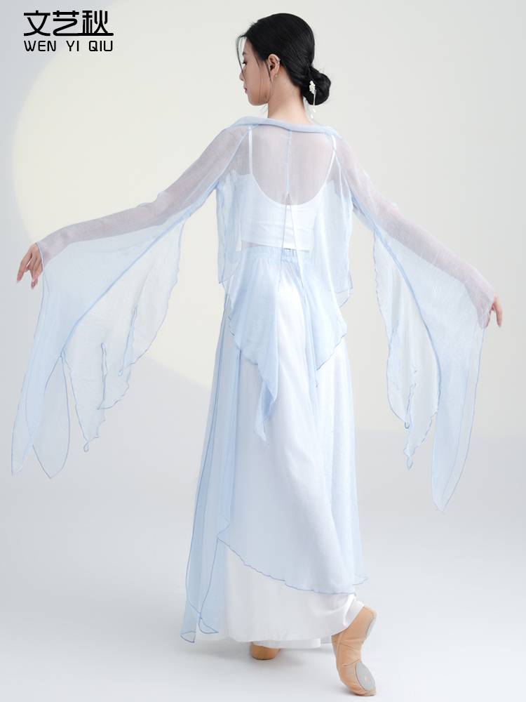 Summer national style classical dance clothing elegant female body rhyme against the gauze fairy, wearing Chinese practice, performance clothing
