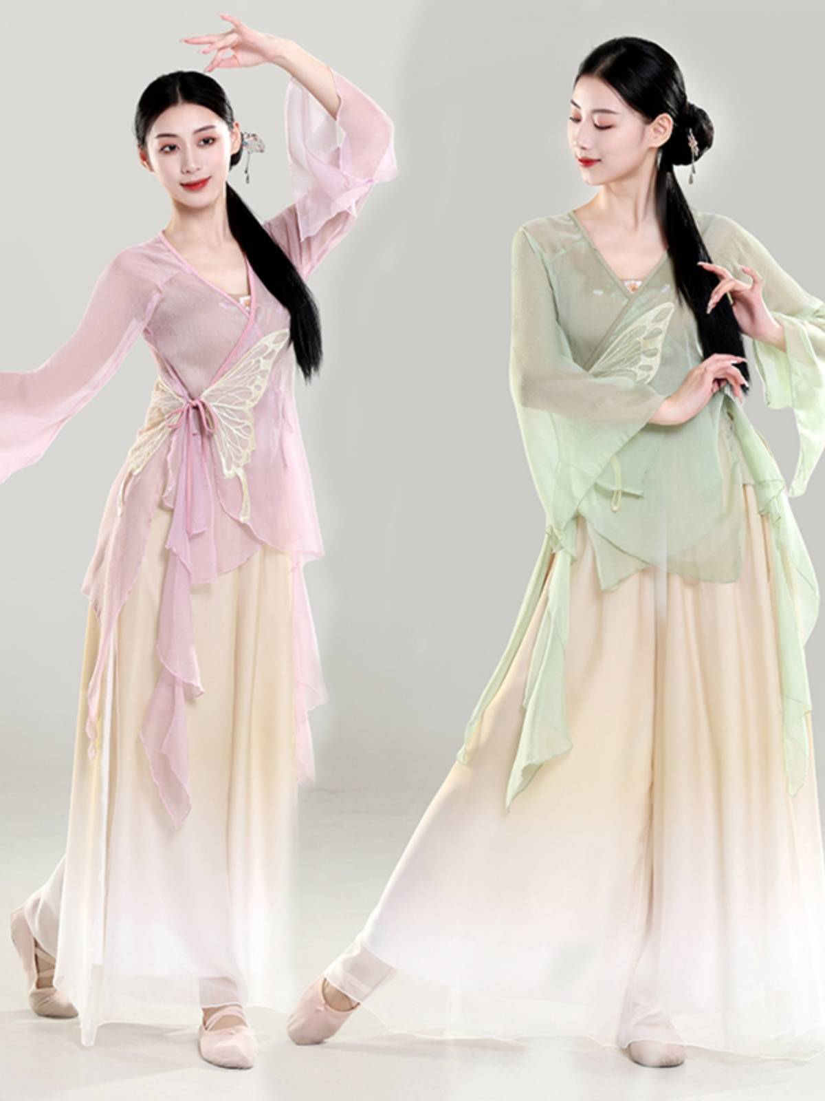 New classical dance performance service female elegant gauze fairy -fluttering Chinese dance practice service classical dance art test service