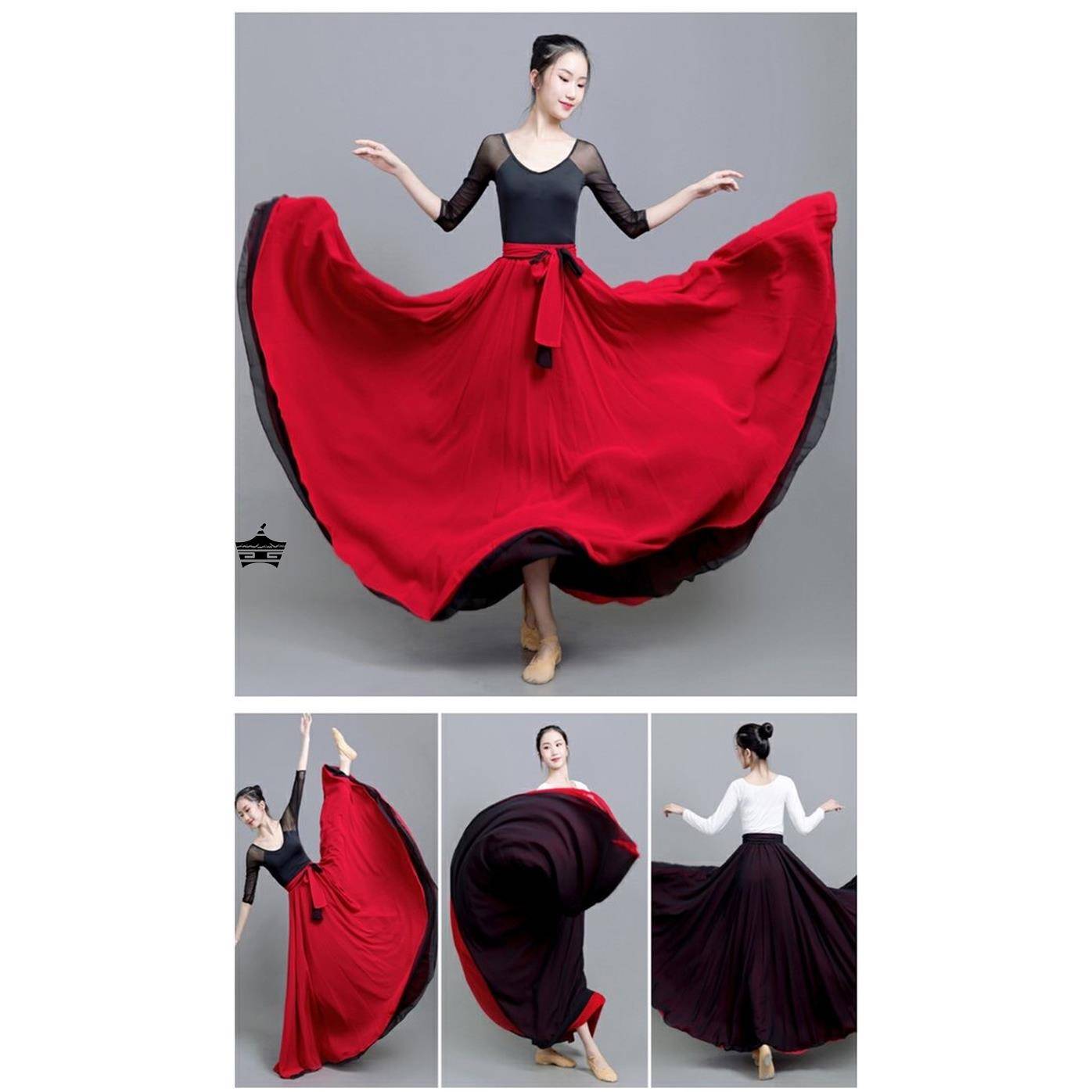 ♪ Snow-swinged skirts, high-side, Chinese-class dance skirts, Chinese-style dance skirts ♪