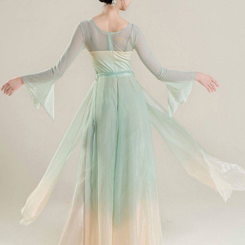 Classical dance dance clothing, Yunding Ya Ya Yao Chinese Dance Flower Performance Dress Performance Clothing Female Dress Examination Performance Performance