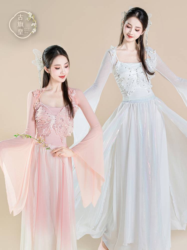 Ancient Banner Classical Dance Fairy Fairy Dance Dance Series Performance Service Chinese Dance Practice Skirt Pants Performance Service