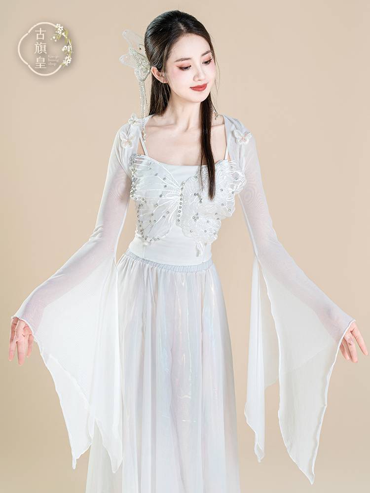 Ancient Banner Classical Dance Fairy Fairy Dance Dance Series Performance Service Chinese Dance Practice Skirt Pants Performance Service