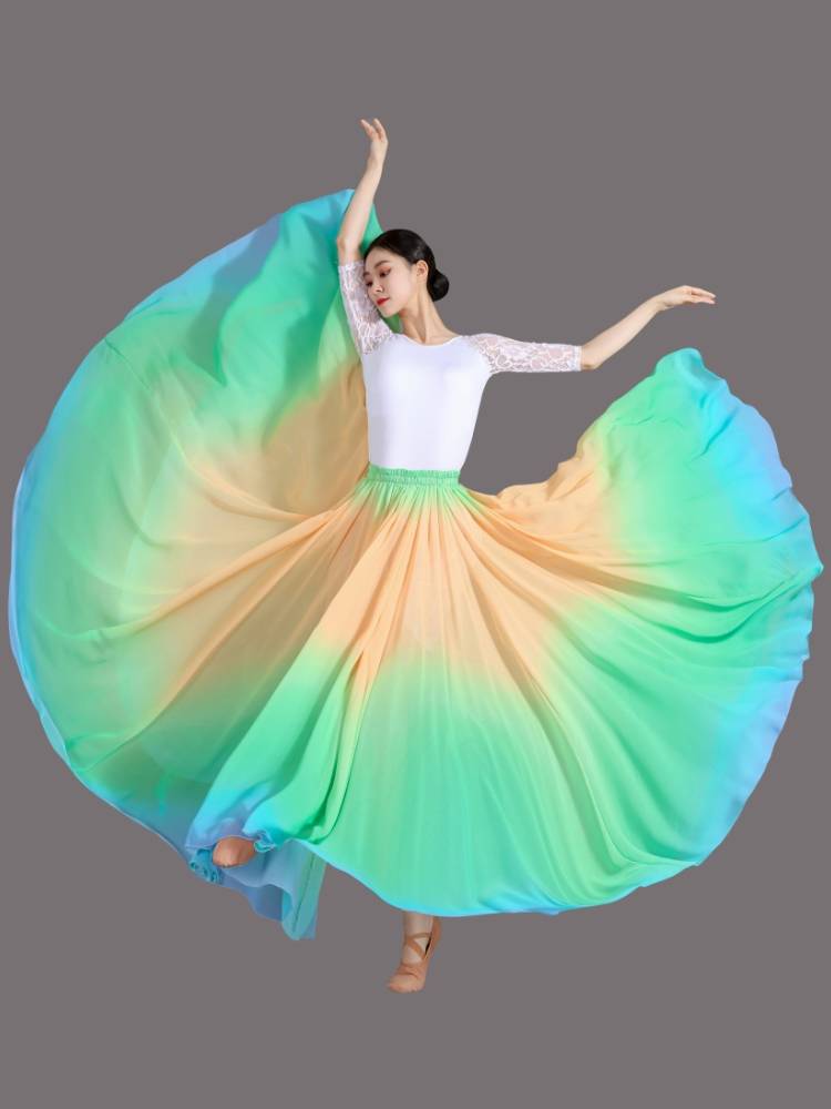 720 Classical Dance Female Female Permanent Practice Service New Art Test Performance Skirt National Chinese Dance Skirt