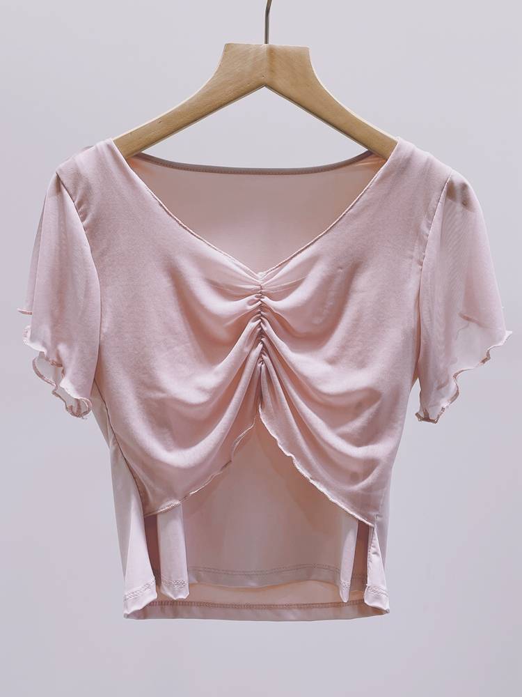 Slim Slim Slim two -piece Classical Dance Modern Dance Chinese Dance Practice Sports Server Student Training Services Purple Fan
