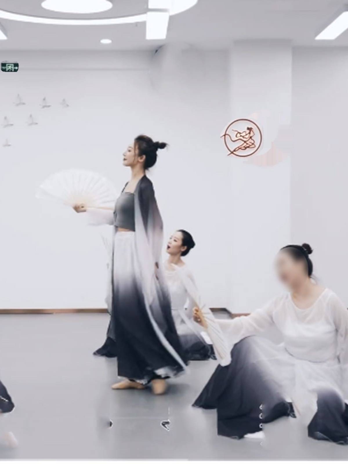 Book Jane Dance Ink Ink Classical Dance Clothing Art Examination Practice Gongsong Body Cloak Grass Grass Gatey Dress Performance
