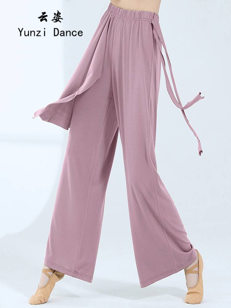 Modern dance pants dance clothes practice clothes Chinese dance summer wide -leg pants new elegant classical dance base training uniform