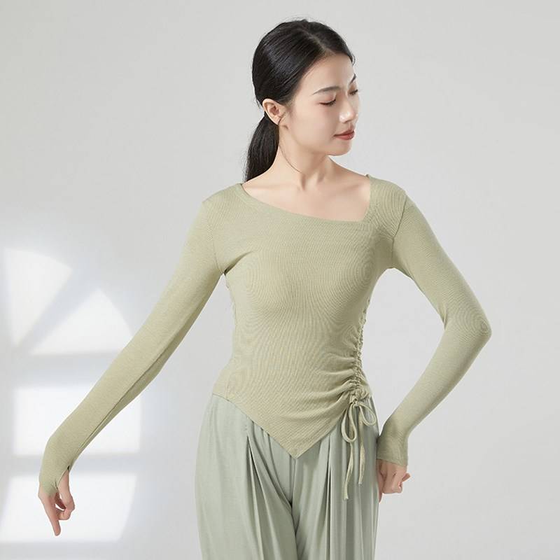Dance base training service new modern dance exercise uniforms, yoga clothing slim jacket classical dance training service spring