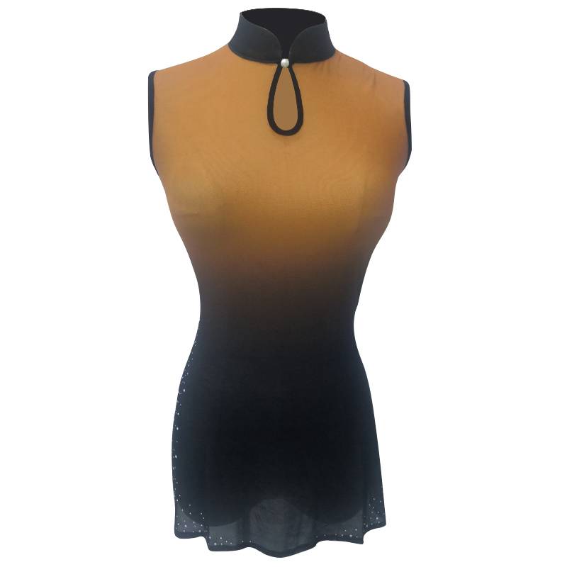 Spot Classical Dance top Summer sleeveless body rhyme gauze gradient G Performance national dance art test dance