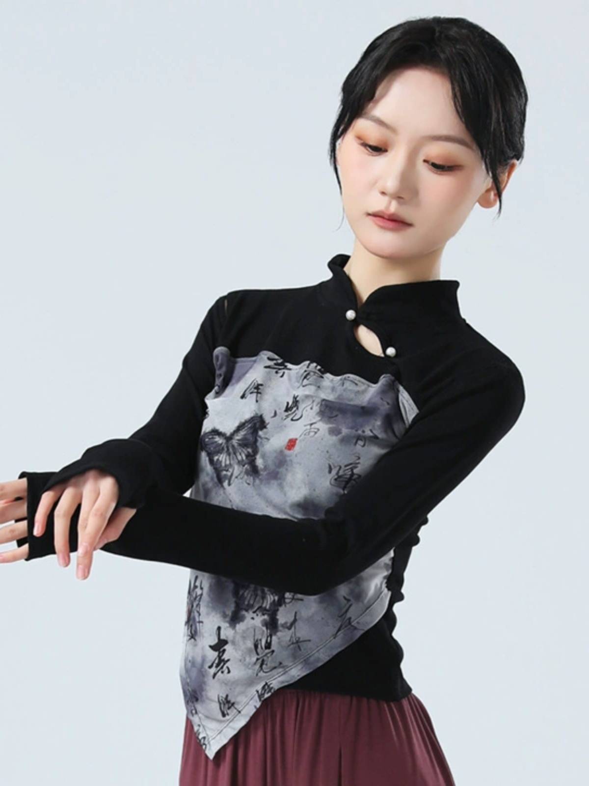 China's new Chinese classical dance ink painting dance service female new self -cultivation service base training skills base top