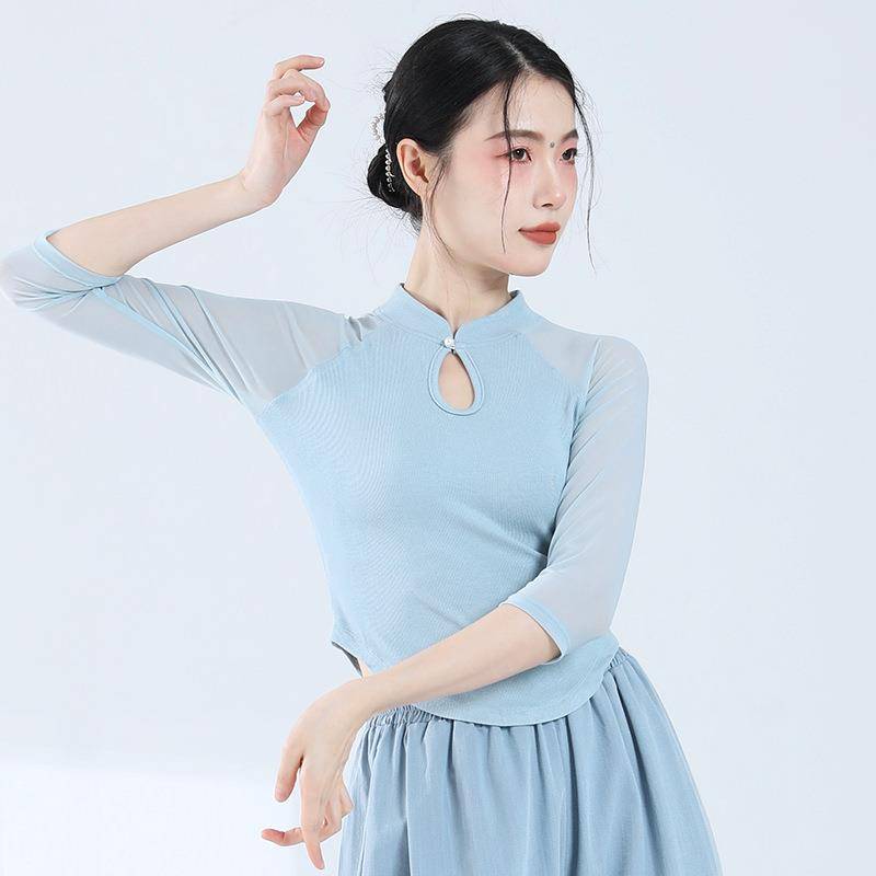 Classical dance cheongsam collar dance stand -up dance thin dance dance service performance service clothes -shaped sports service teacher practice uniform