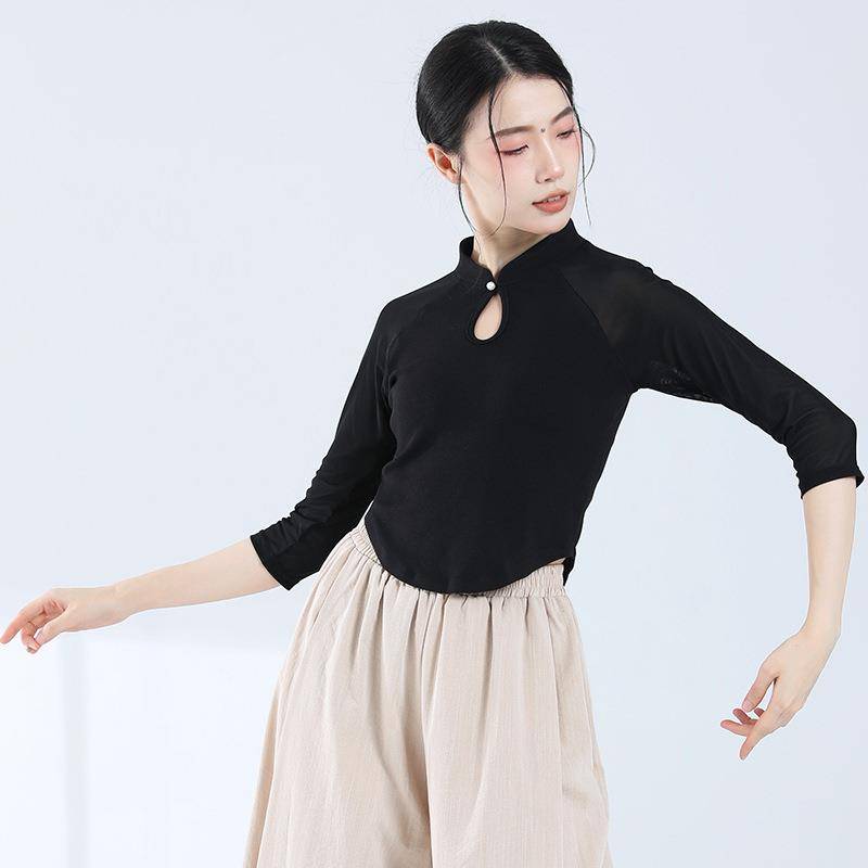 Classical dance cheongsam collar dance stand -up dance thin dance dance service performance service clothes -shaped sports service teacher practice uniform