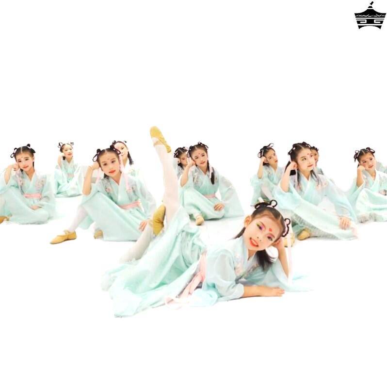 Children's Hanfu Performance Services Small Children's Bate Rouge Makeup Country Style Classical Dance Princess Princess Dress Super Fairy