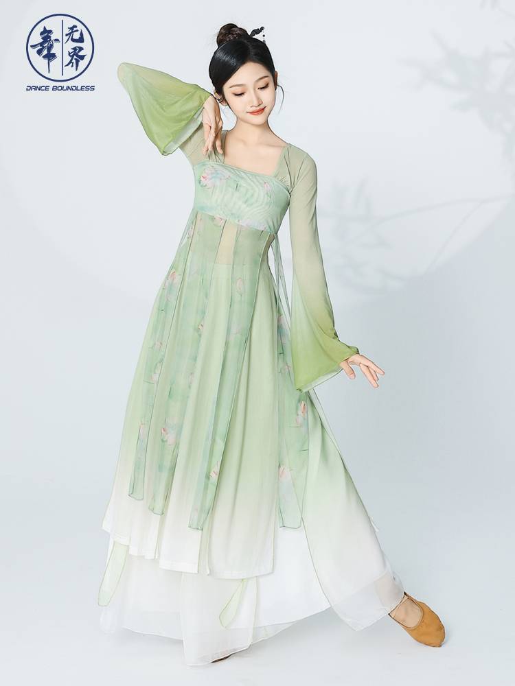 Dance Wujie Classical Dance Clothing Yundi Yaisha Yuxian Qigang Practice Dress Performance Clothing Female Dress