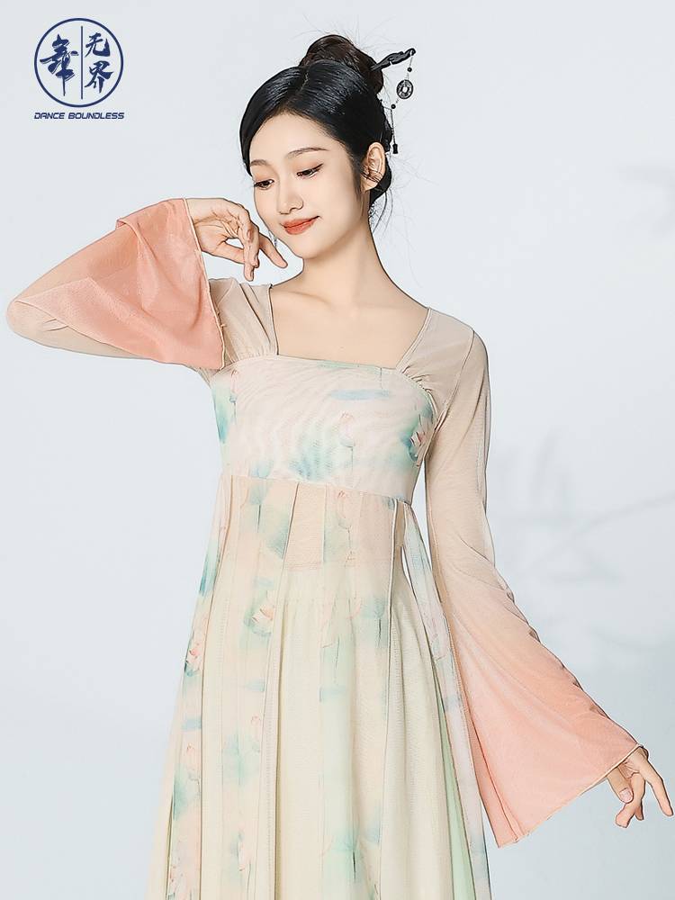 Dance Wujie Classical Dance Clothing Yundi Yaisha Yuxian Qigang Practice Dress Performance Clothing Female Dress