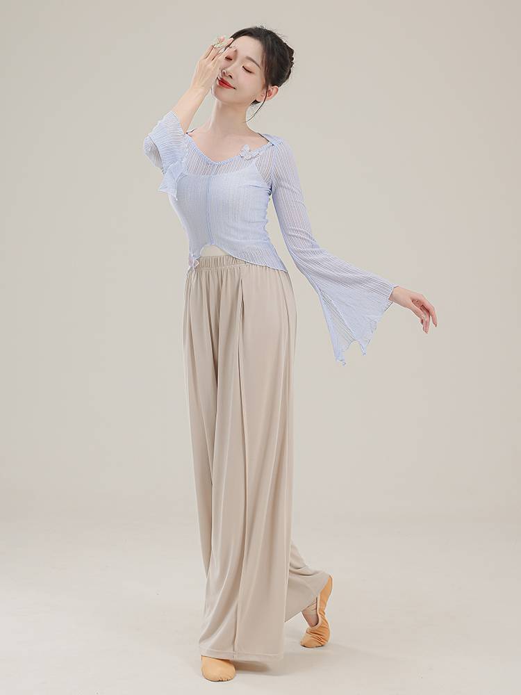 Chun Ruoji Classical Dance clothes gauze female Chinese dance ancient style fairy, elegant body rhyme, modern dance performance clothes
