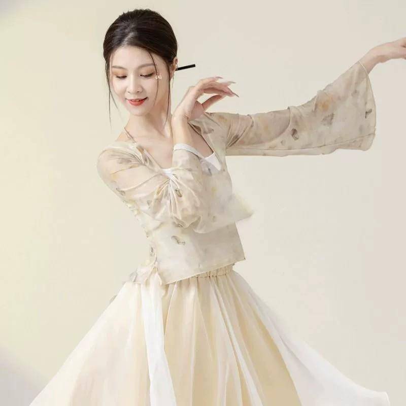 Temperament Classical Dance Dance Cloths Wear elegant Chinese dance dance clothes