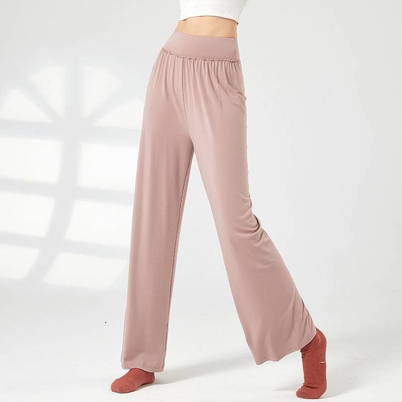 Dance pants new spring and summer wide -leg pants Modern dance pants feel Chinese dance national clothing classical dance exercise suit