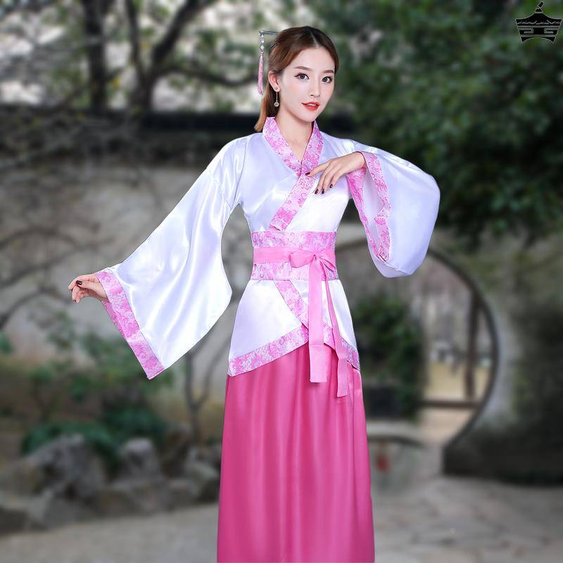 Tang Costume Hanfu Female Fairy Concubine Princess PERFORMING THE CLASSICAL DANCE HAN TANGQU Hem hem Hemfe