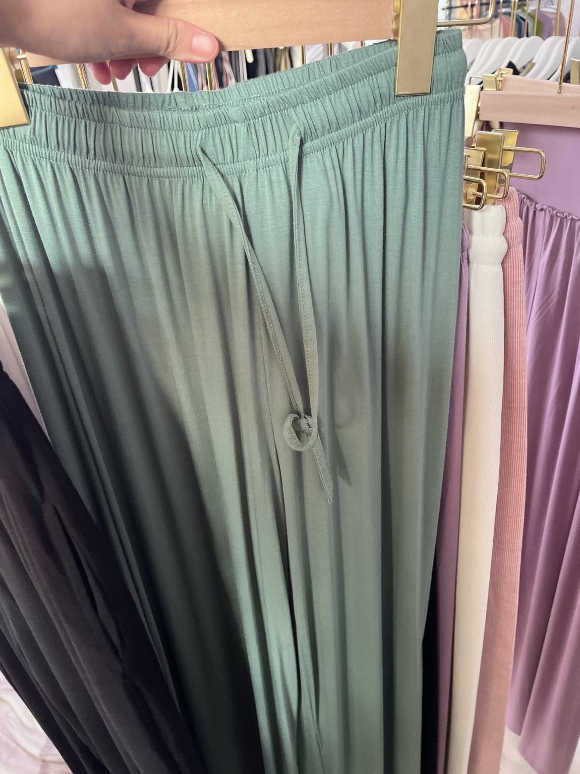 Dance practice pants female yoga pants wide -leg pants loose shape straight pants Modal modern dance classical dance pants