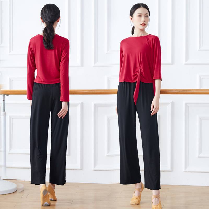 Loves dance practice uniforms, top women, adult modern national classical dance -shaped teacher clothing dancing clothing set