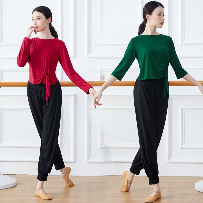 Loves dance practice uniforms, top women, adult modern national classical dance -shaped teacher clothing dancing clothing set