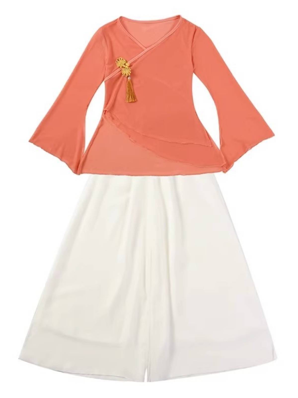 Children's classical dance exercise dance dance service girls elegant chiffon yarn clothing girl big girl ancient style dance performance service