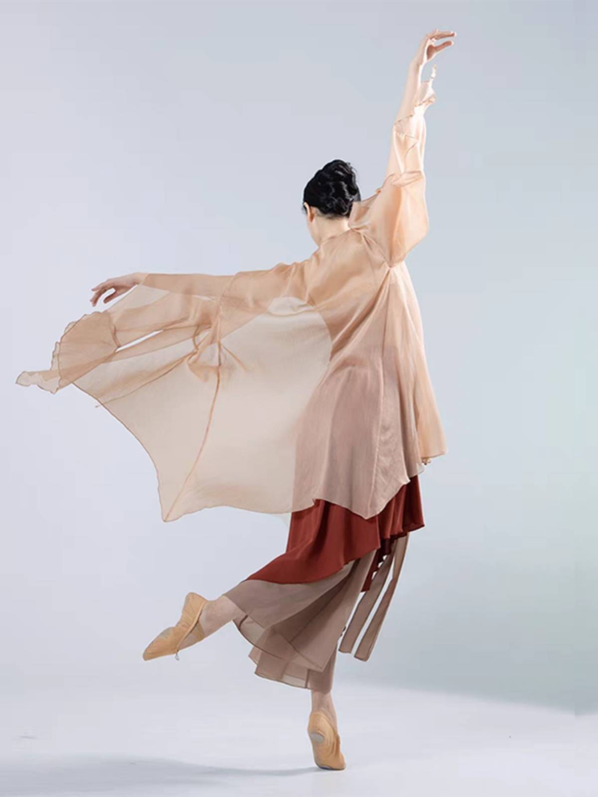 Classical dance clothing gauze elegant actress performance service fairy flared sleeve