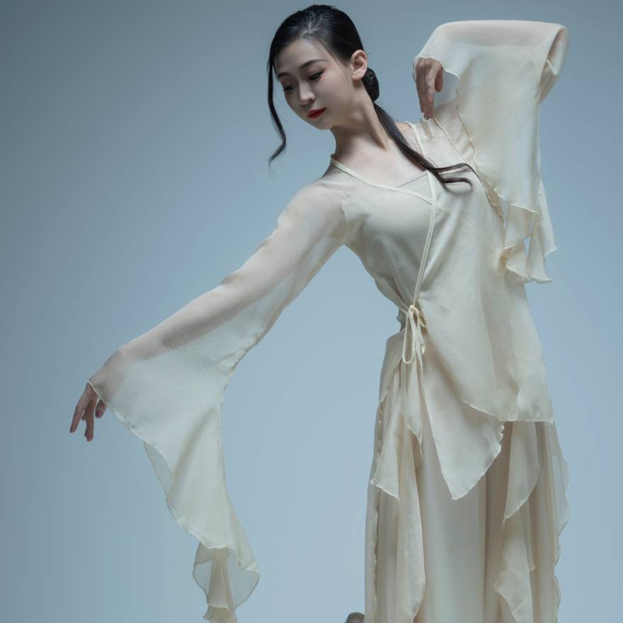 Classical dance clothing female elegant body rhyme yun clothing exercise performance service performance national dance Chinese dance show show suit