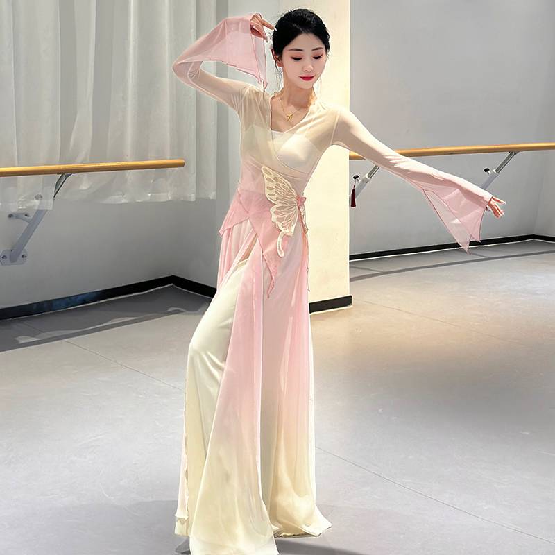 Xiaohan Classical Dance Gravity Butterfly Warves Dance Dance Dance Dance Fun Leading Chinese Modern Dance Watch Skirts