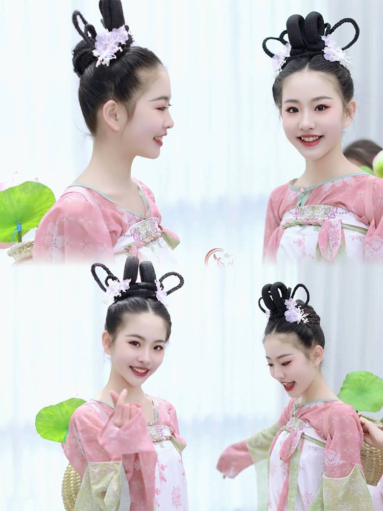 Children's classical dance performance service Hanfu dance service women's elegant skirt pools on the same dance props performance service