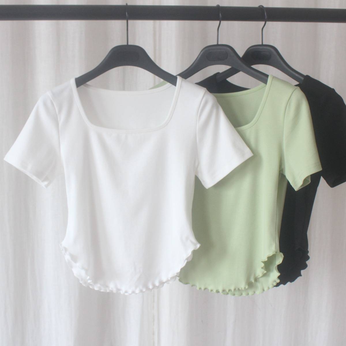 Basic dance practice service female thin breathable top teacher training service classical national dance -shaped physical exercise uniform