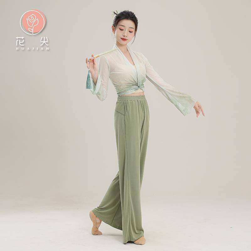 Huajian Classical Dance Rhyme Gradient Gatey Dance Dance Services Chinese Dance Art Examination Performance Fittings Figure Female Jacket