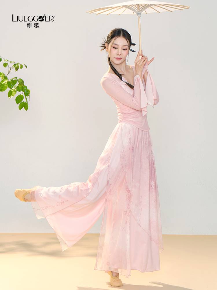 Liu Ge Classical Dance Clothing Clothing Set Dance Dance Dance Service Chinese Dance Performance Service National Base Training Service